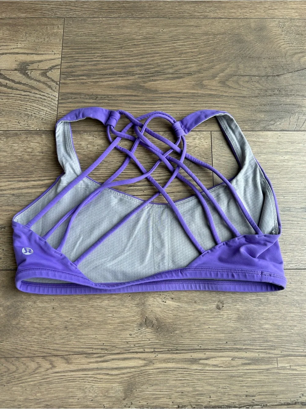 Lululemon Purple Strappy Sports Bra